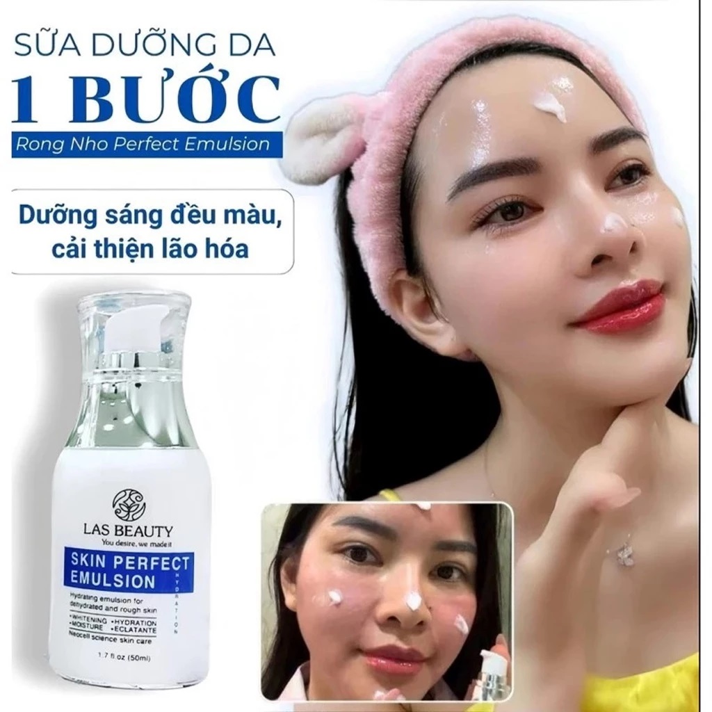 Kem sữa dưỡng rong nho Las Beauty